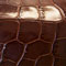 Brown Croco Leather Swatch