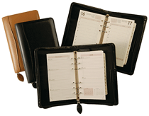 Tan & Black Wire-Bound Weekly Planners